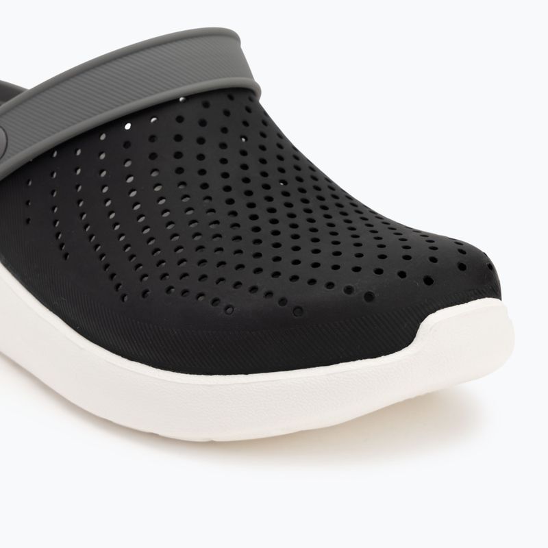 Crocs LiteRide Clog fekete/füstös flip-flopok 8