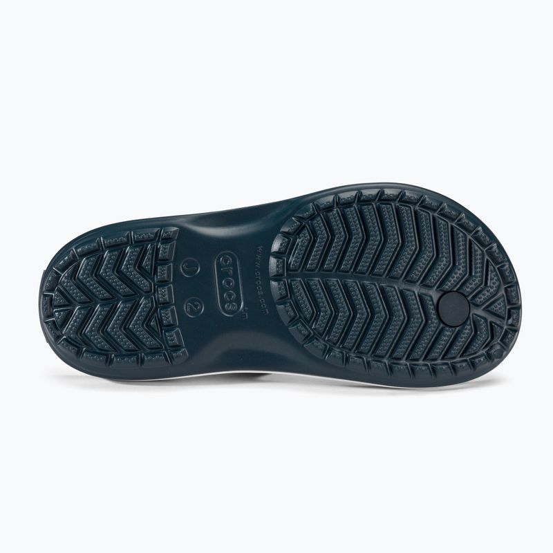 Flip-flop papucs, gyerek Crocs Crocband Flip navy 4