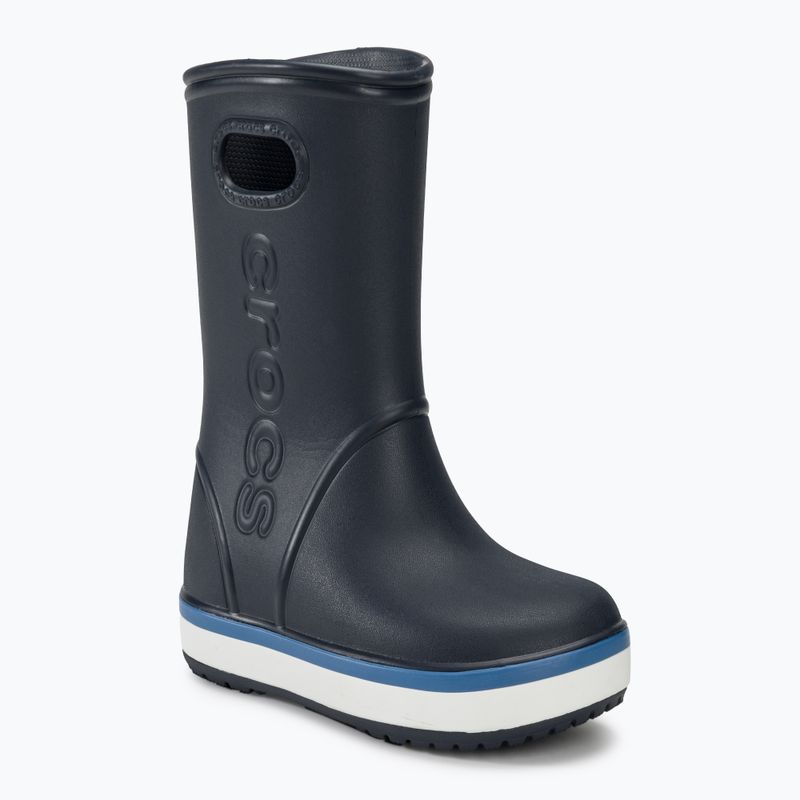 Gumicsizma, gyerek Crocs Crocband Rain Boot Kids navy/bright cobalt