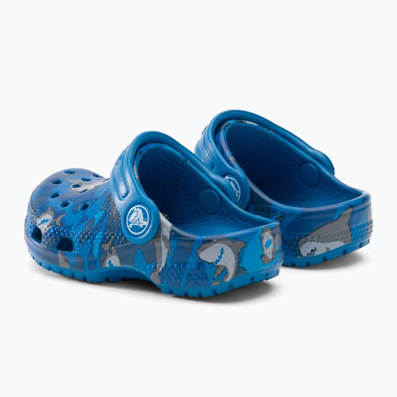 Crocs Classic Shark Clog előkék gyermek flip-flopok 4