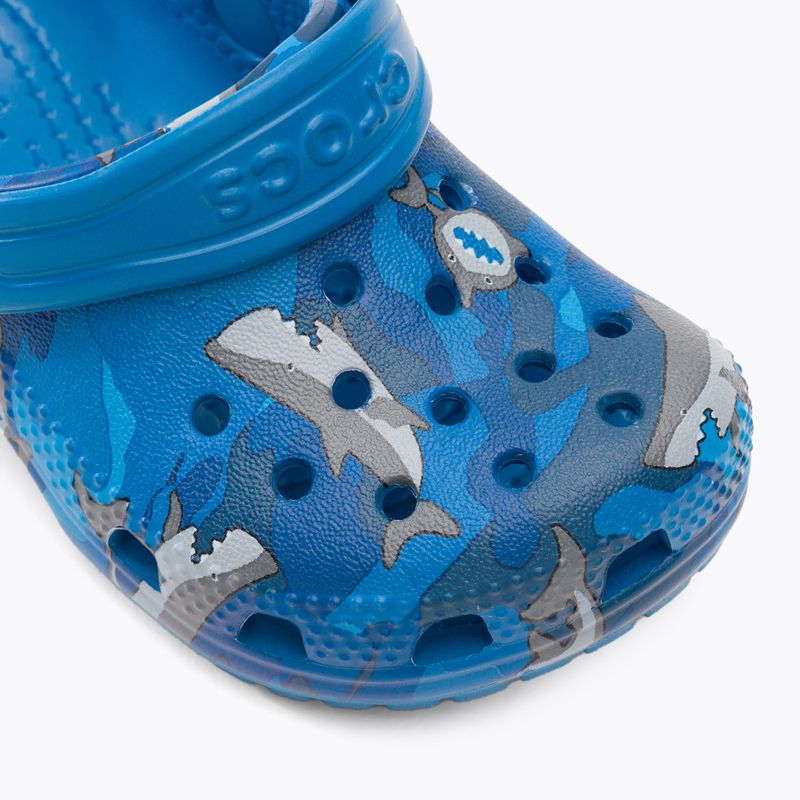 Crocs Classic Shark Clog előkék gyermek flip-flopok 8