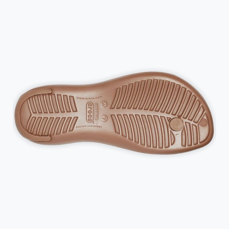 Női papucsok Crocs Sexi Flip bronze 10