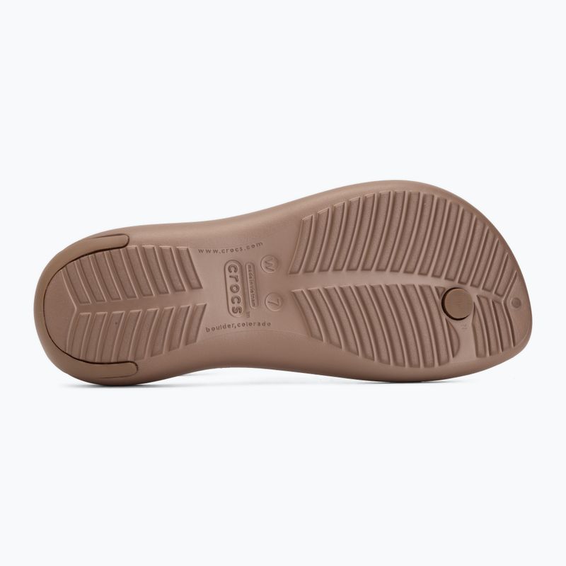 Női papucsok Crocs Sexi Flip bronze 4