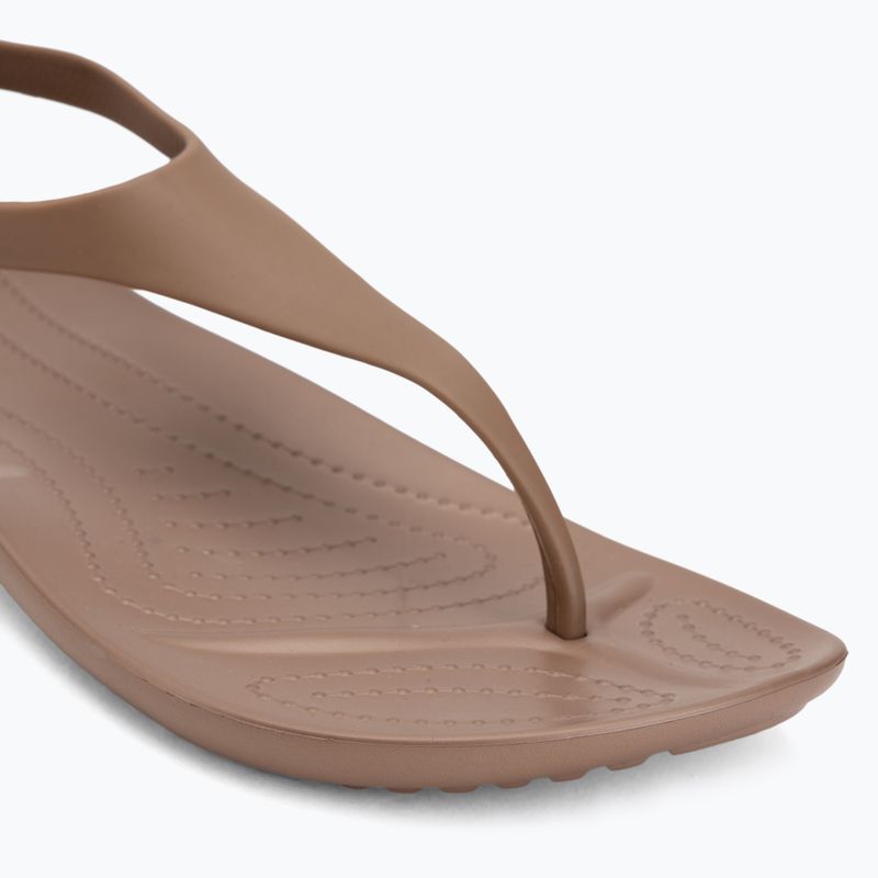 Női papucsok Crocs Sexi Flip bronze 7