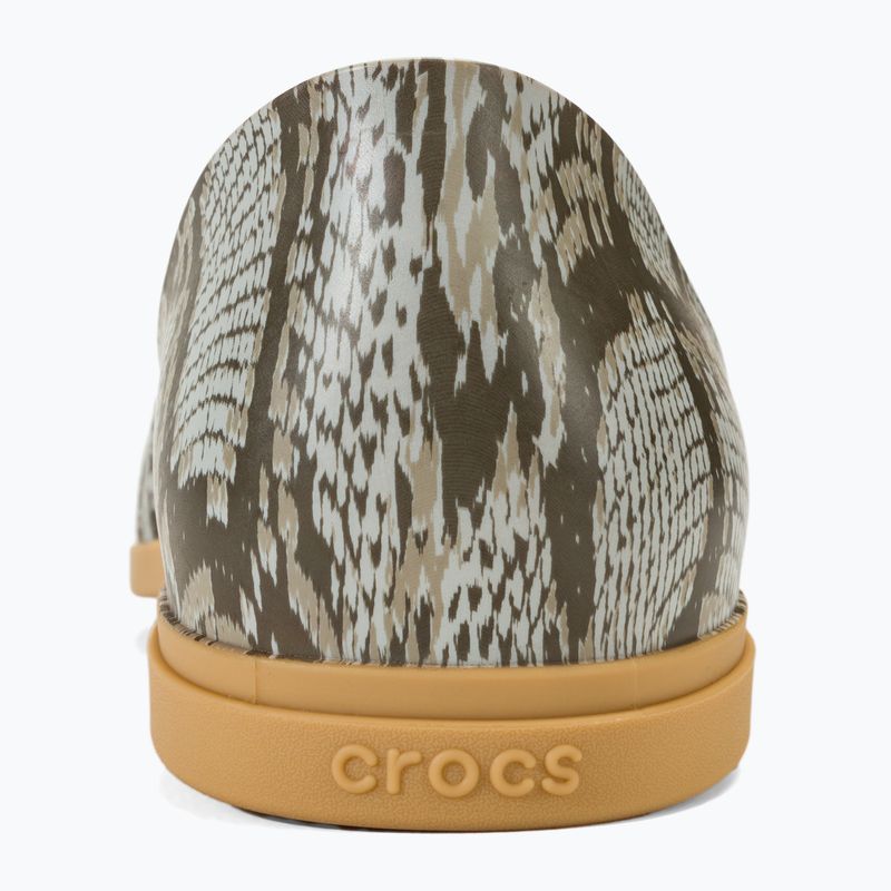 Crocs Tulum Open Flat mushroom/stucco női szandál 6