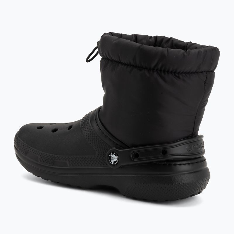 Hótaposó Crocs Classic Lined Neo Puff Boot black/black 3