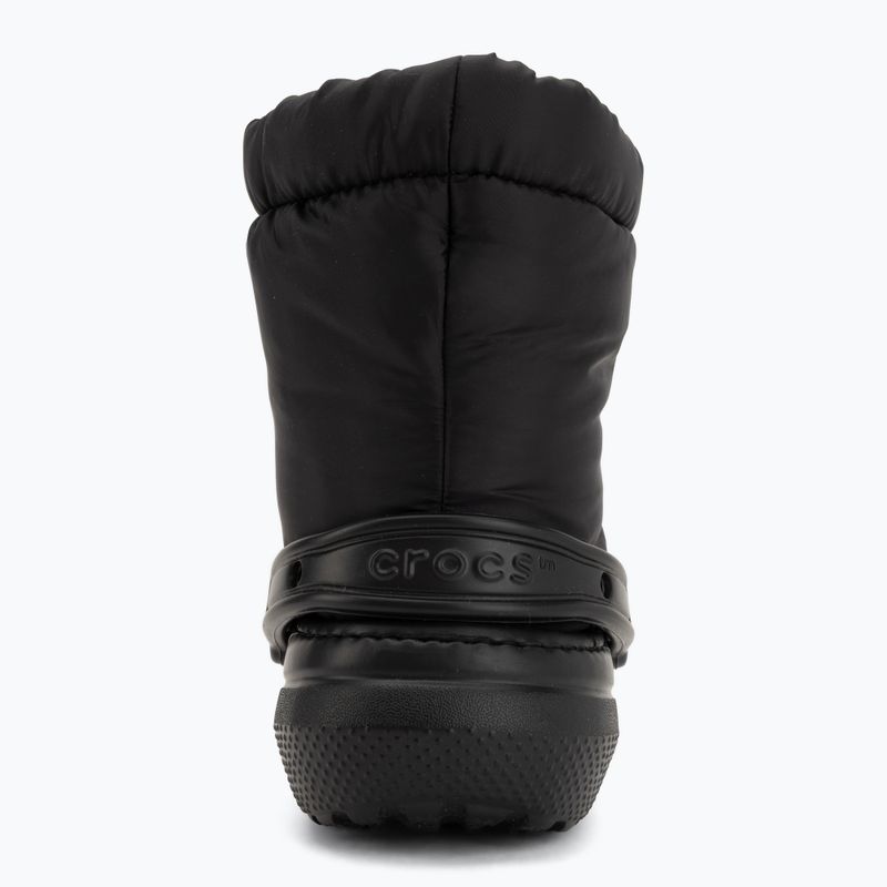 Hótaposó Crocs Classic Lined Neo Puff Boot black/black 6