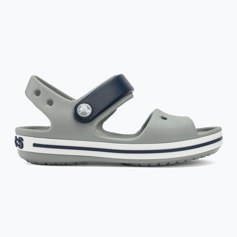 Gyerek szandál Crocs Crockband Kids Sandal light grey/navy 2