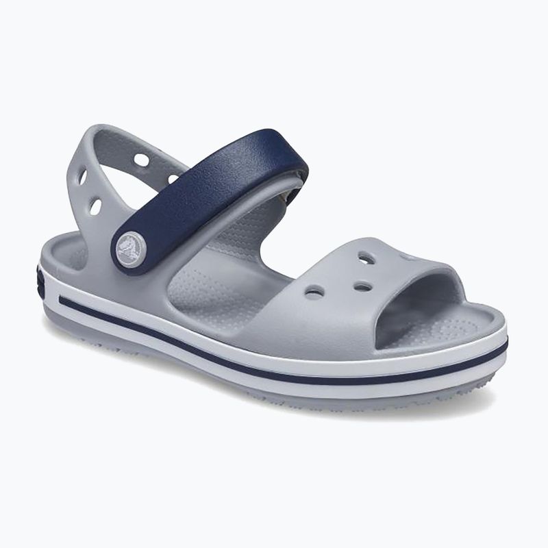 Gyerek szandál Crocs Crockband Kids Sandal light grey/navy 8