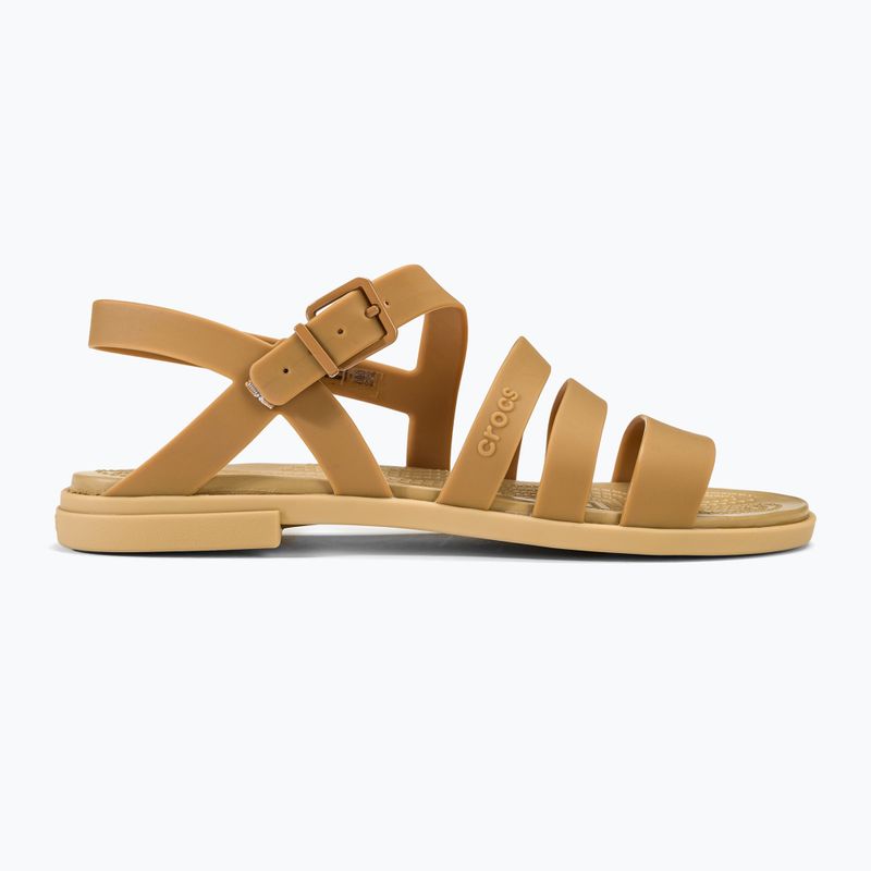 Női szandál Crocs Tulum dark gold 2