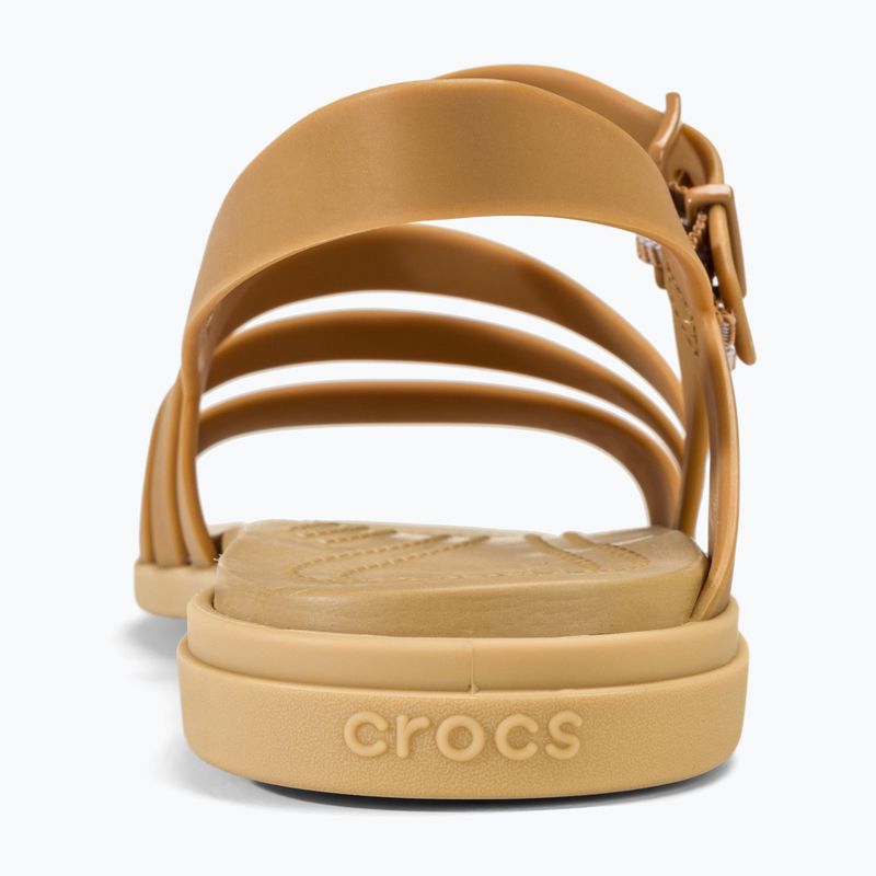 Női szandál Crocs Tulum dark gold 6