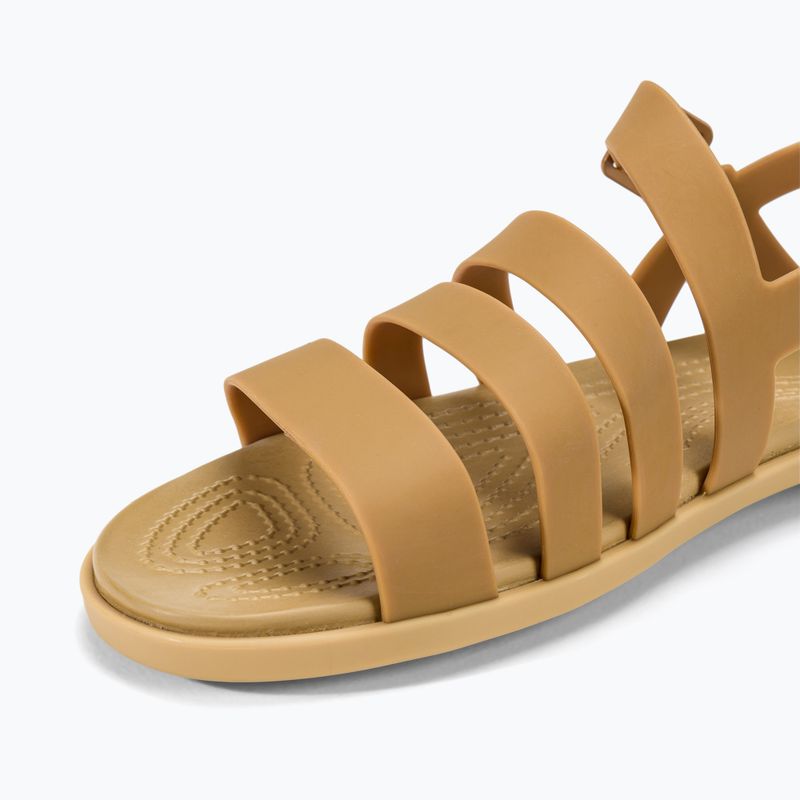 Női szandál Crocs Tulum dark gold 7