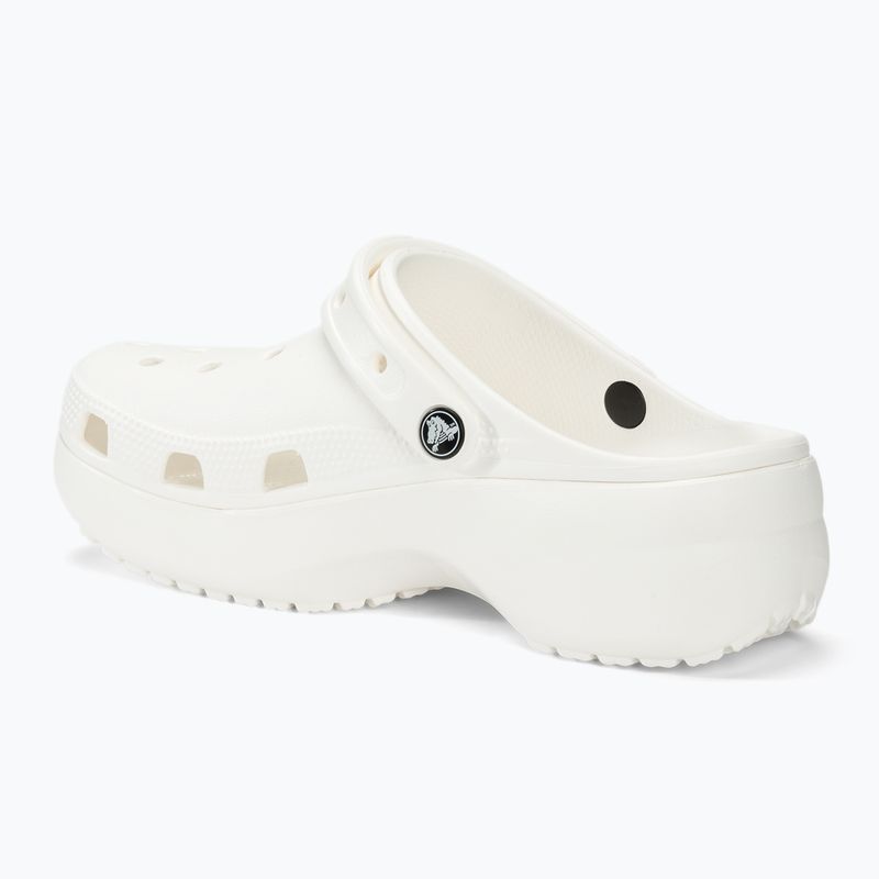Papucs, női Crocs Classic Platform Clog white 4