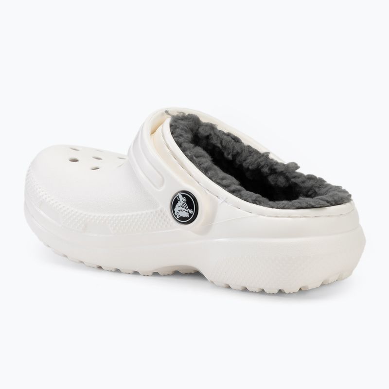 Papucs, gyerek Crocs Classic Lined Clog Toddler white/grey 4