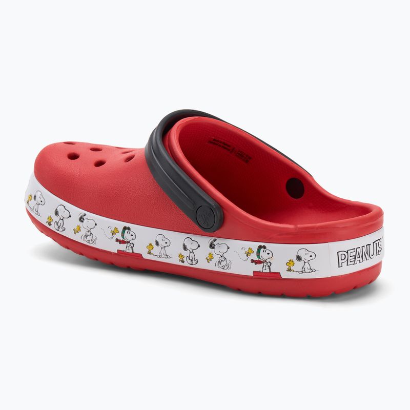 Crocs Fun Lab Snoopy Woodstock Clog Gyerekek lángos flip-flopok 4
