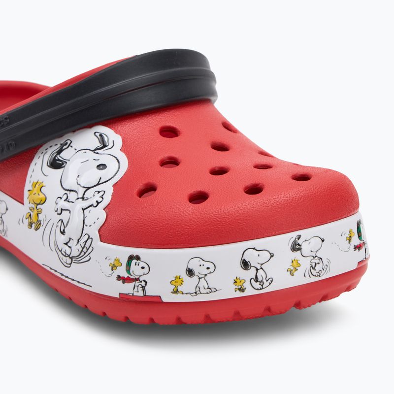 Crocs Fun Lab Snoopy Woodstock Clog Gyerekek lángos flip-flopok 8