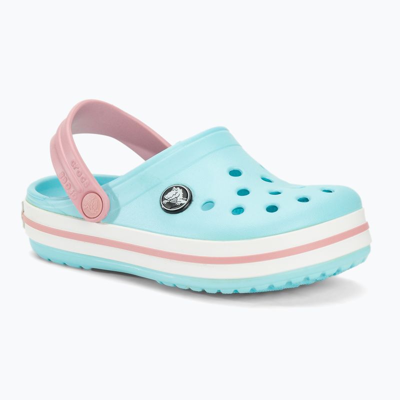 Gyermek papucs Crocs Crocband Clog ice blue/white 2