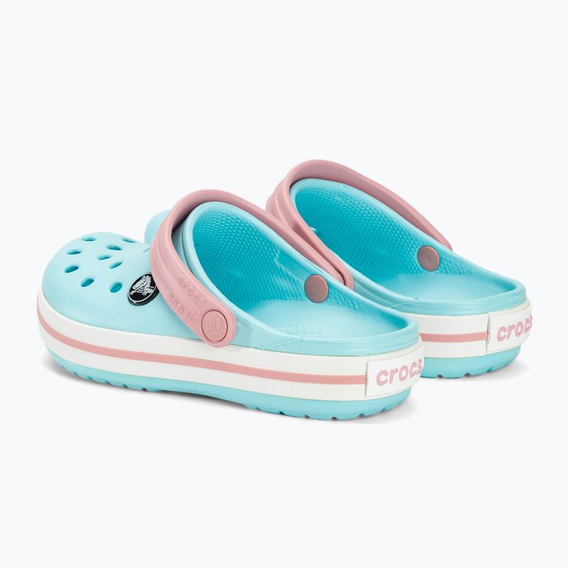 Gyermek papucs Crocs Crocband Clog ice blue/white 4