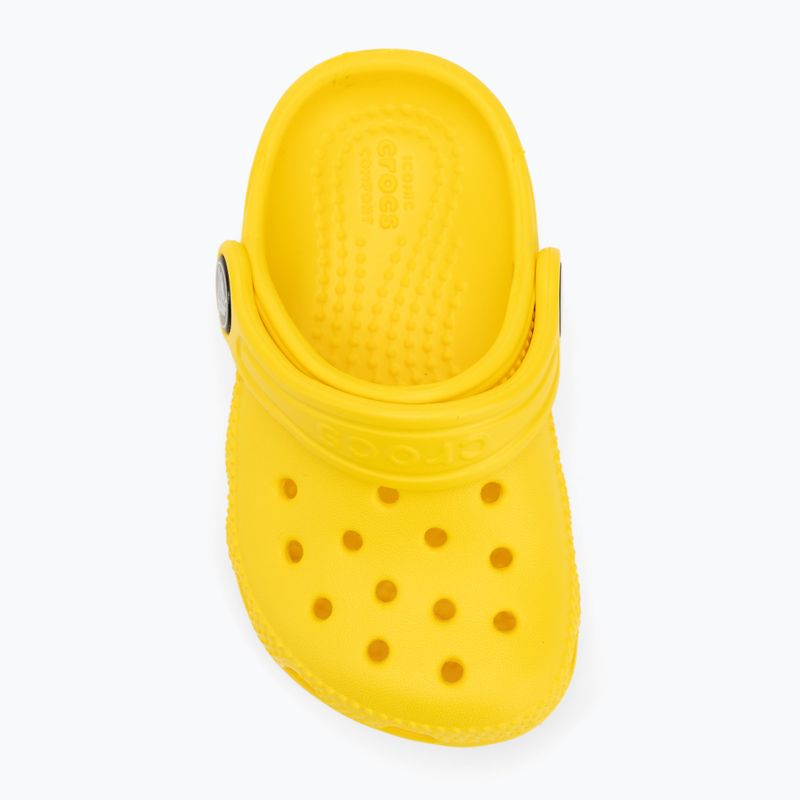 Crocs Classic Clog Gyermek flip-flop citromsárga 6