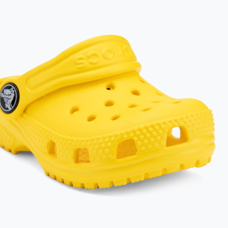 Crocs Classic Clog Gyermek flip-flop citromsárga 8