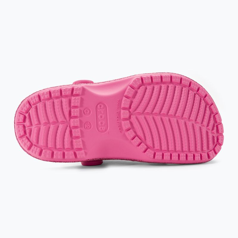 Crocs Classic Glitter Clog rózsaszín limonádé gyermek flip-flopok 6