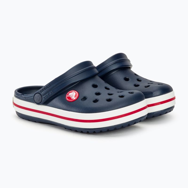 Gyermek papucs Crocs Crocband Clog navy/red 5