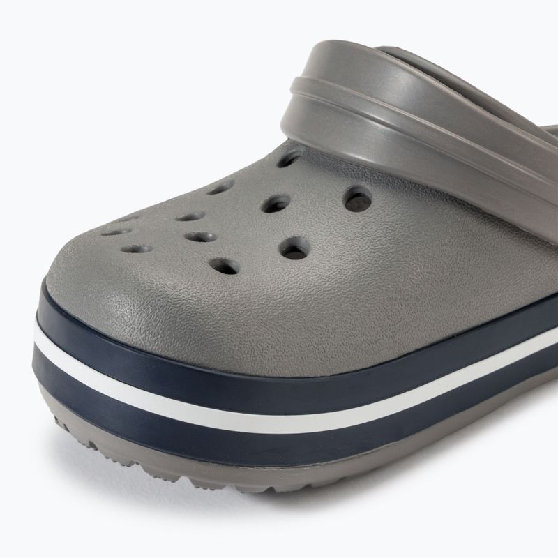 Gyermek Crocs Crocband Clog flip-flop füst/tengerészkék fapapucs 8