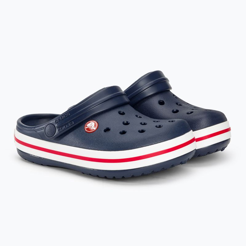 Gyermek papucs Crocs Crocband Clog navy/red 5