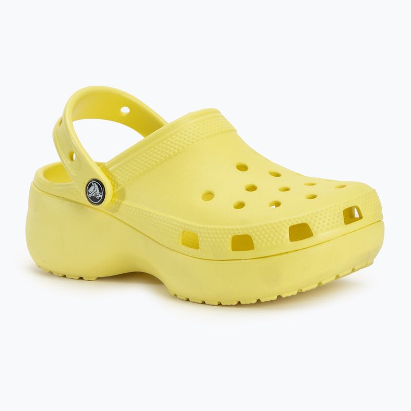 Papucs, női Crocs Classic Platform Clog banana
