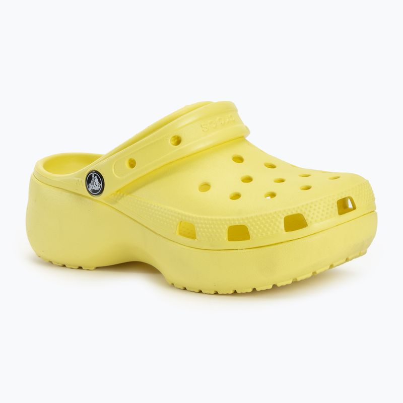 Papucs, női Crocs Classic Platform Clog banana 2