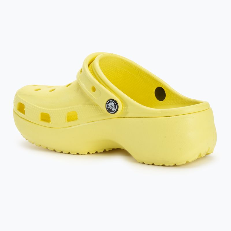 Papucs, női Crocs Classic Platform Clog banana 3