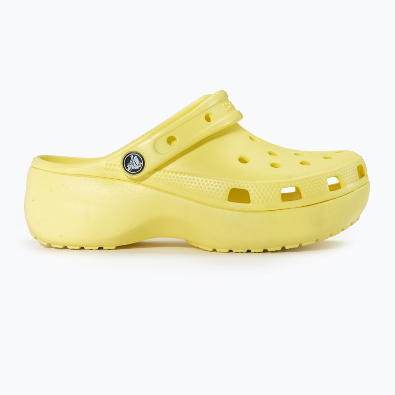 Papucs, női Crocs Classic Platform Clog banana 4