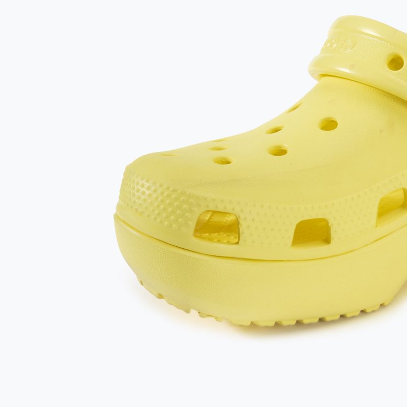 Papucs, női Crocs Classic Platform Clog banana 8