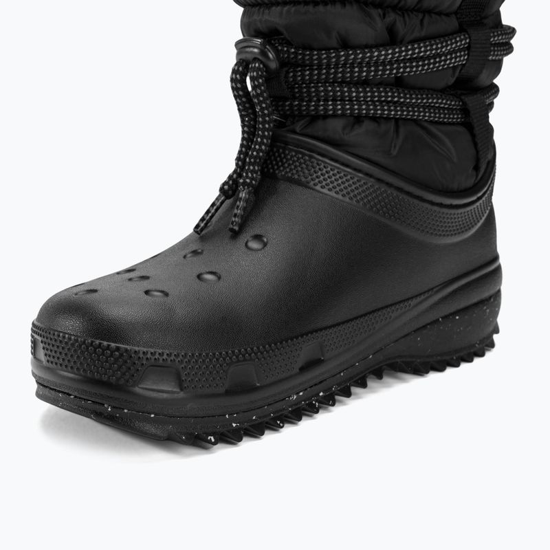 Női hótaposó Crocs Classic Neo Puff Luxe black 7
