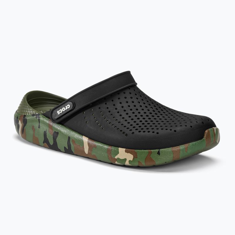 Papucs Crocs LiteRide Printed Camo Clog black/multi 2
