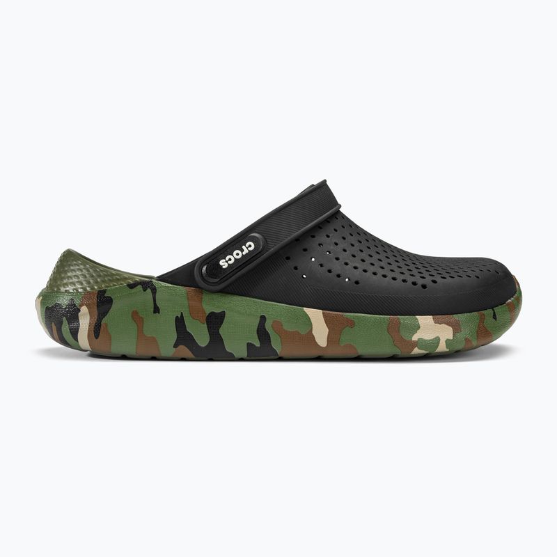 Papucs Crocs LiteRide Printed Camo Clog black/multi 3