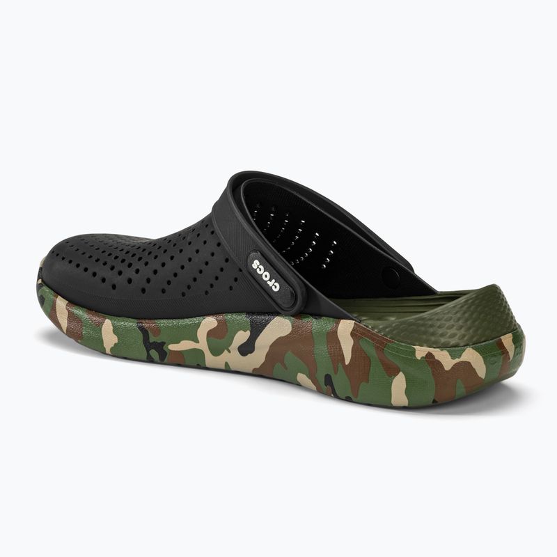 Papucs Crocs LiteRide Printed Camo Clog black/multi 4