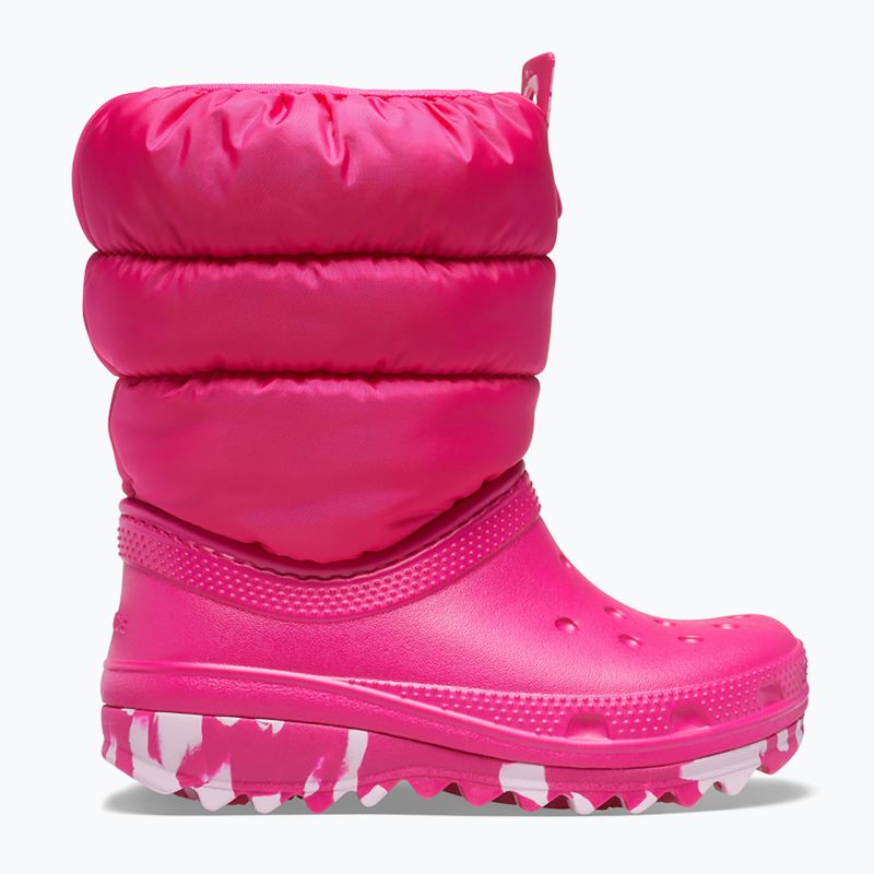 Junior hótaposó Crocs Classic Neo Puff candy pink 9