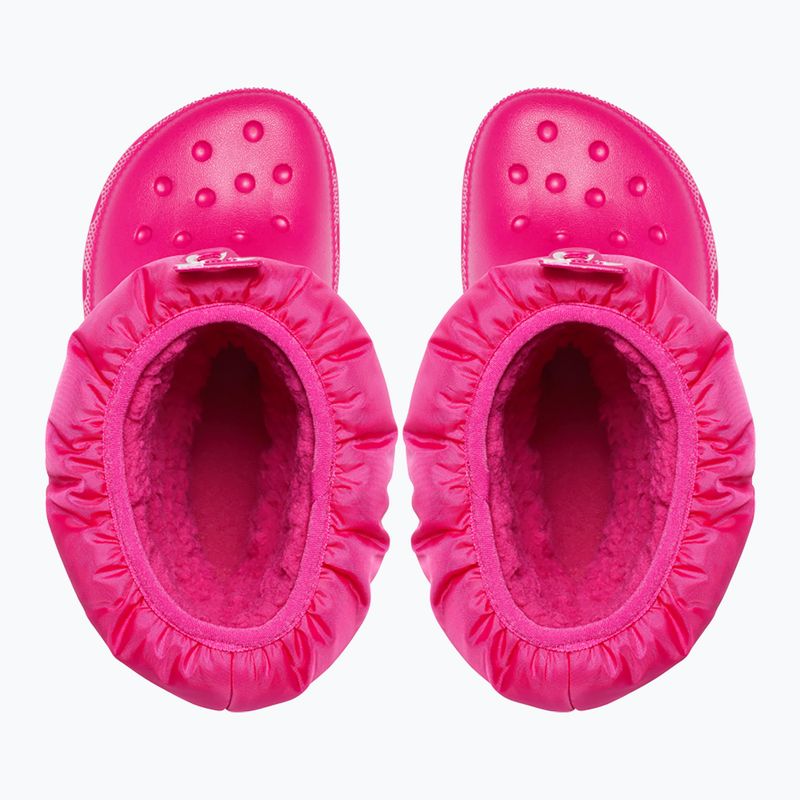 Junior hótaposó Crocs Classic Neo Puff candy pink 11