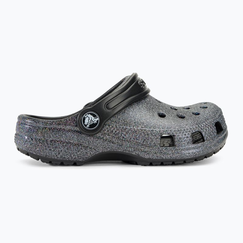 Gyerek papucs Crocs Classic Glitter Clog black 3