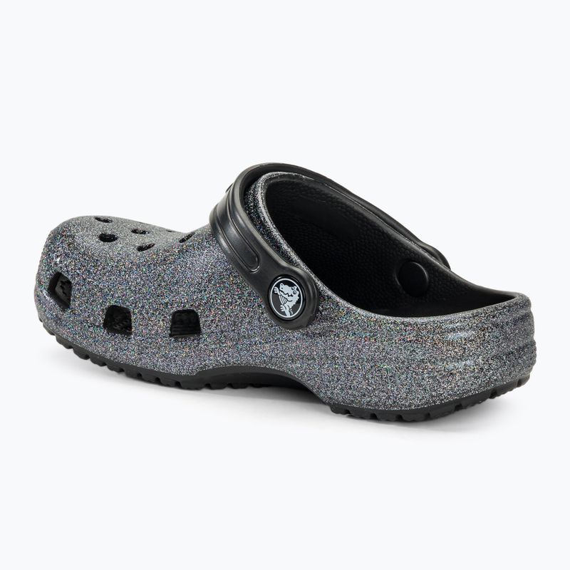 Gyermek papucs Crocs Classic Glitter Clog black 4