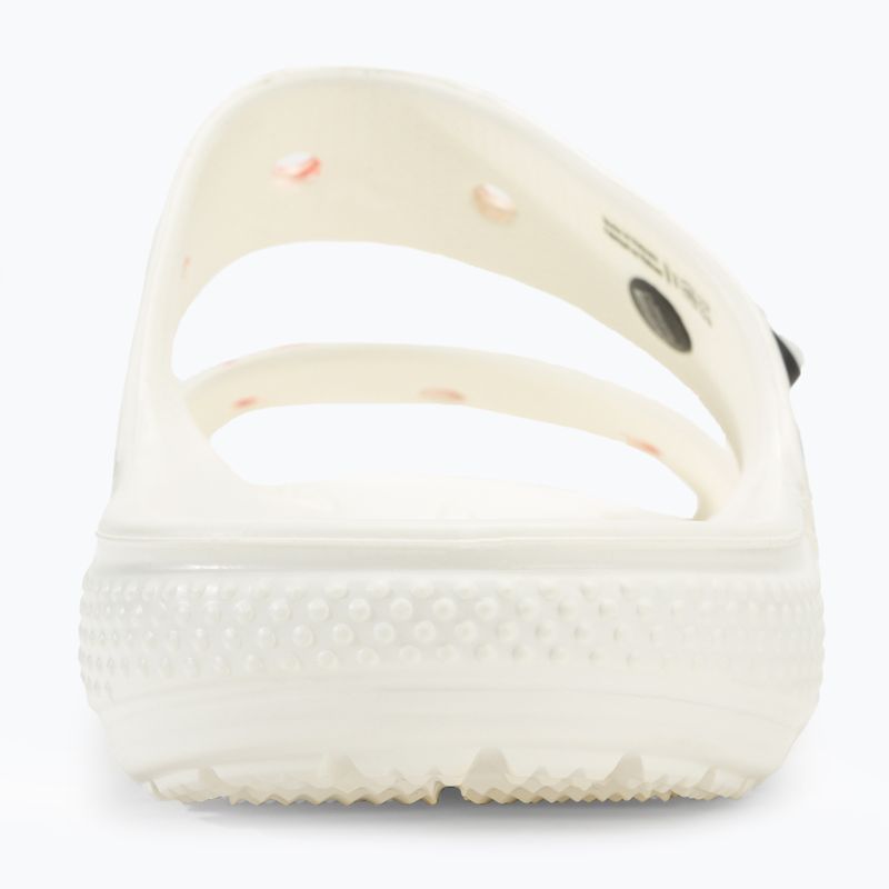 Crocs Classic Crocs Tie-Dye Graphic szandál fehér 207283-928 flip-flopok 6