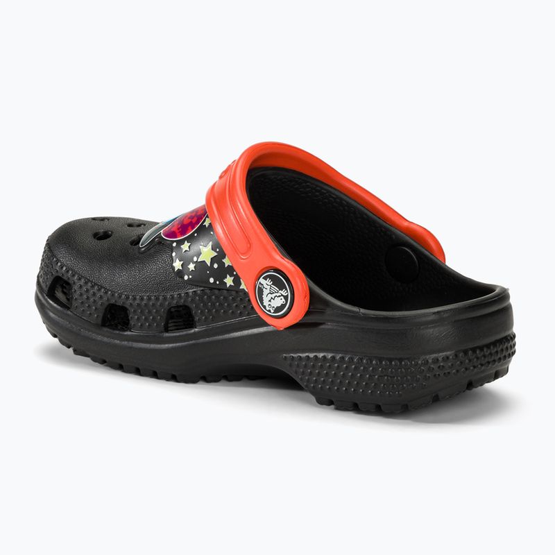 Papucs, gyerek Crocs Fun Lab I Am Space Clog black/tangerine 4