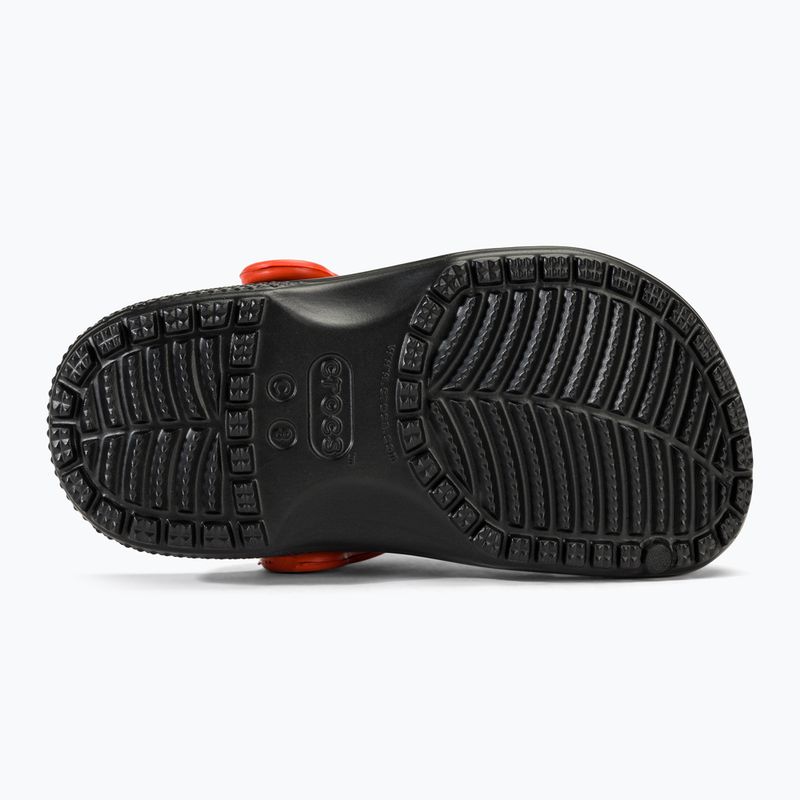 Papucs, gyerek Crocs Fun Lab I Am Space Clog black/tangerine 5