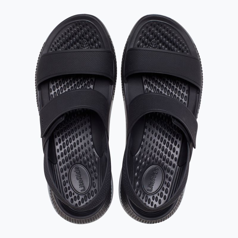 Női szandálok Crocs Literide 360 black/light grey 5
