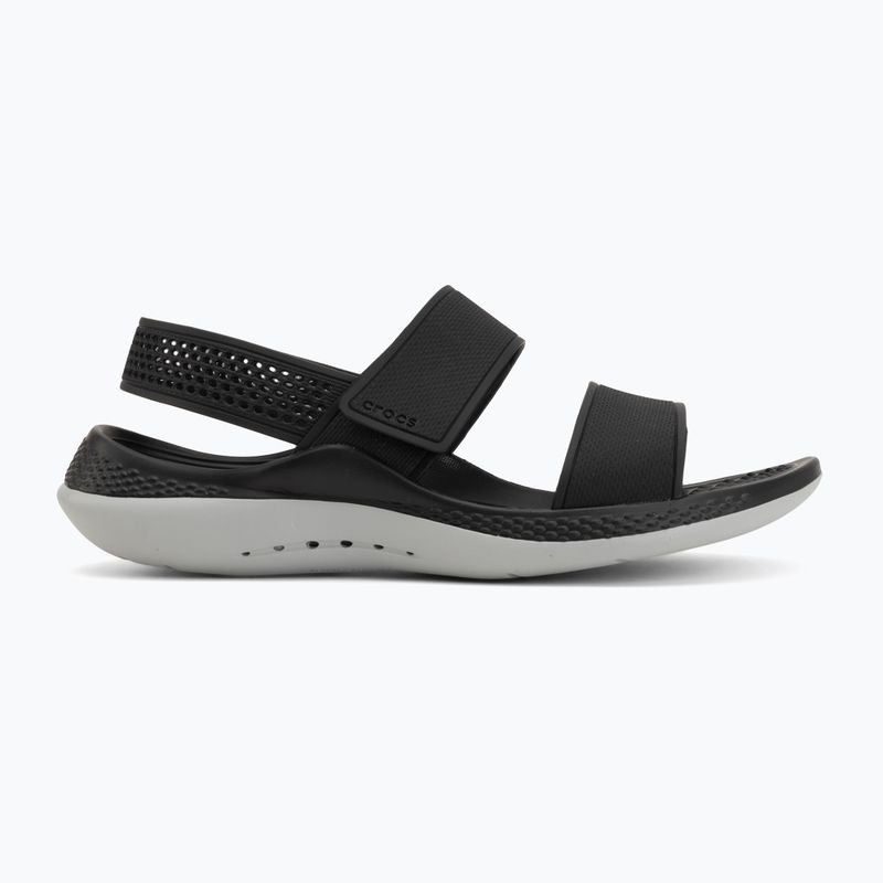 Női szandálok Crocs Literide 360 black/light grey 2