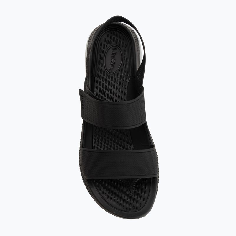Női szandálok Crocs Literide 360 black/light grey 5