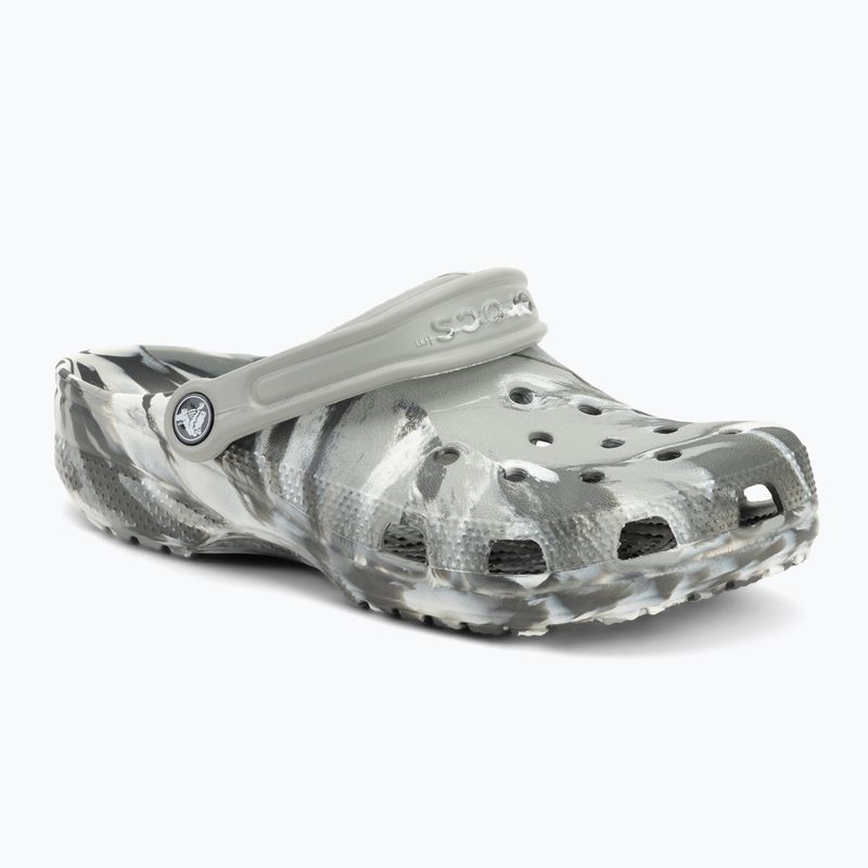 Crocs Classic Marbled Clog flip-flop világos szürke/multi