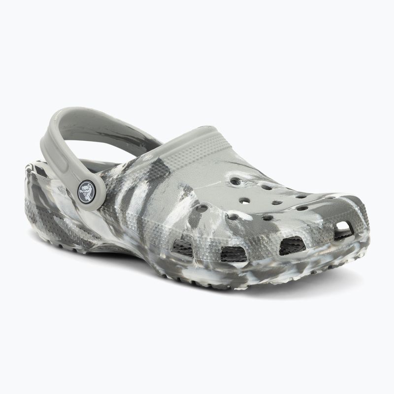 Crocs Classic Marbled Clog flip-flop világos szürke/multi 2