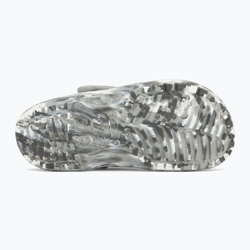 Crocs Classic Marbled Clog flip-flop világos szürke/multi 5